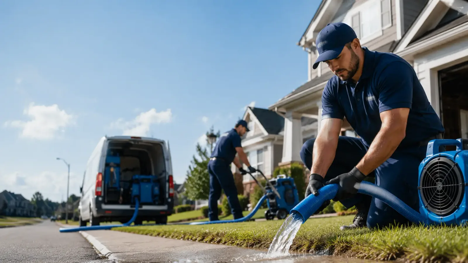 Flood Damage Restoration in Golden Eagle, IL